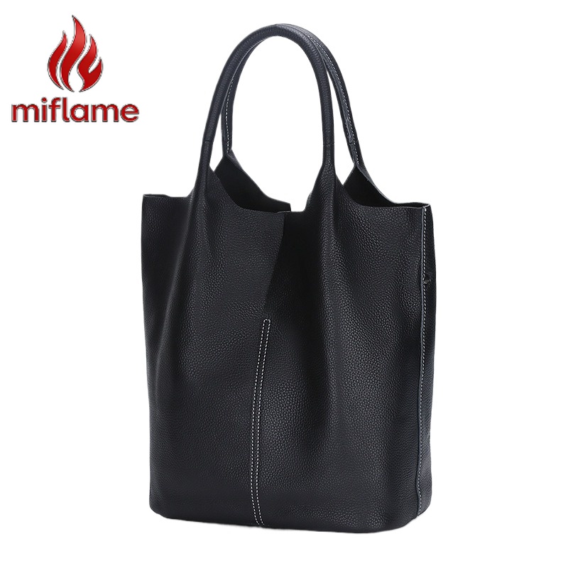 Unique Leather Work - Women's Genuine Leather Shoulder Tote Bag