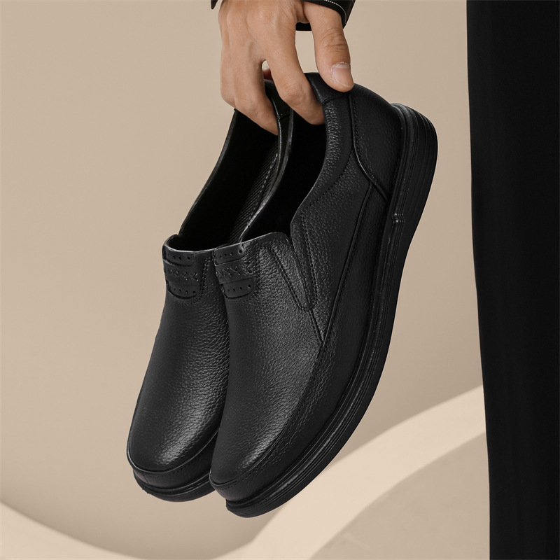 New Low-cut Men's Rain Boots f - Leather Work Youtube ulasan dan harga