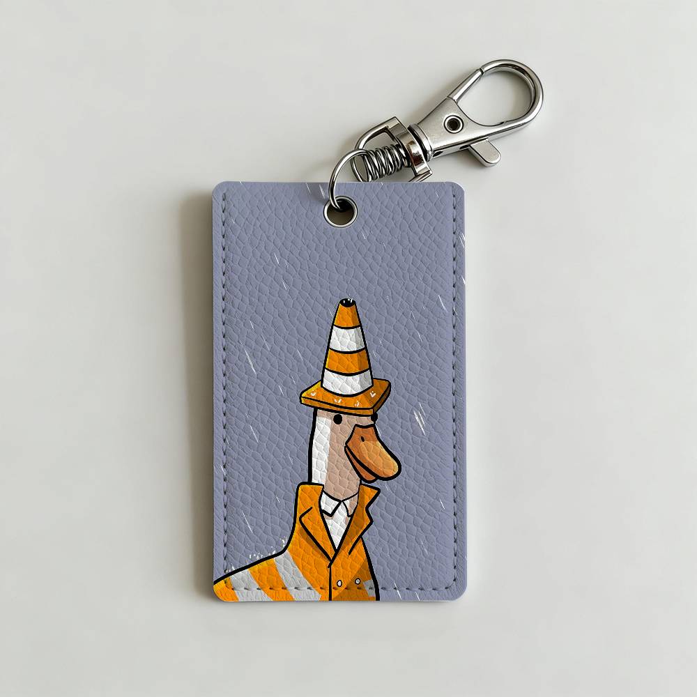 Cartoon Cute Goose Duck Badge  - Leather Work Leather ulasan dan harga
