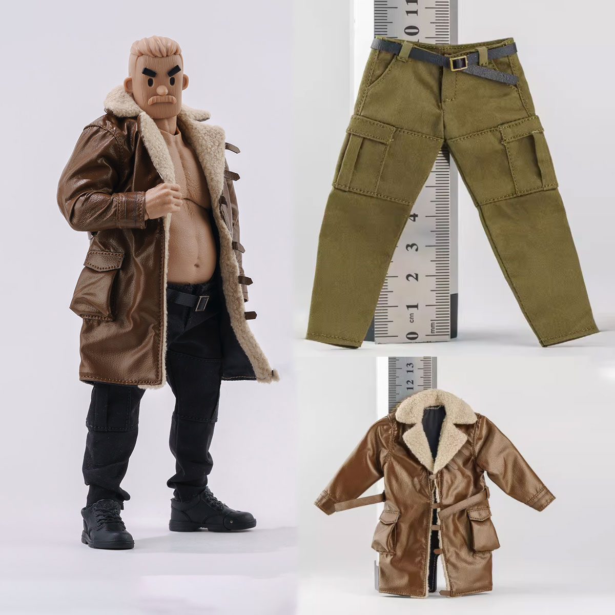 1/12 Scale Middle-aged Muscula - Leatherwork Products ulasan dan harga