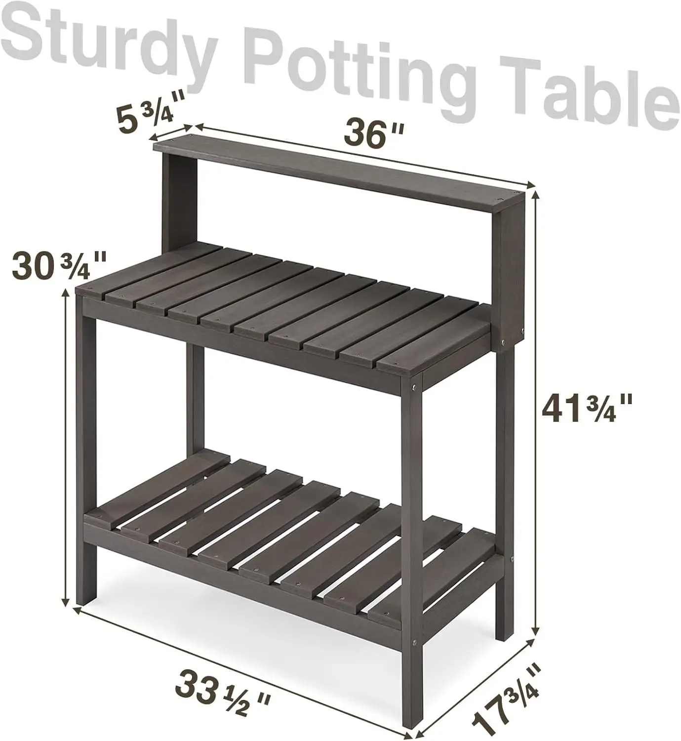 Outdoor Potting Bench, HDPE Pa - Leatherwork Bench ulasan dan harga