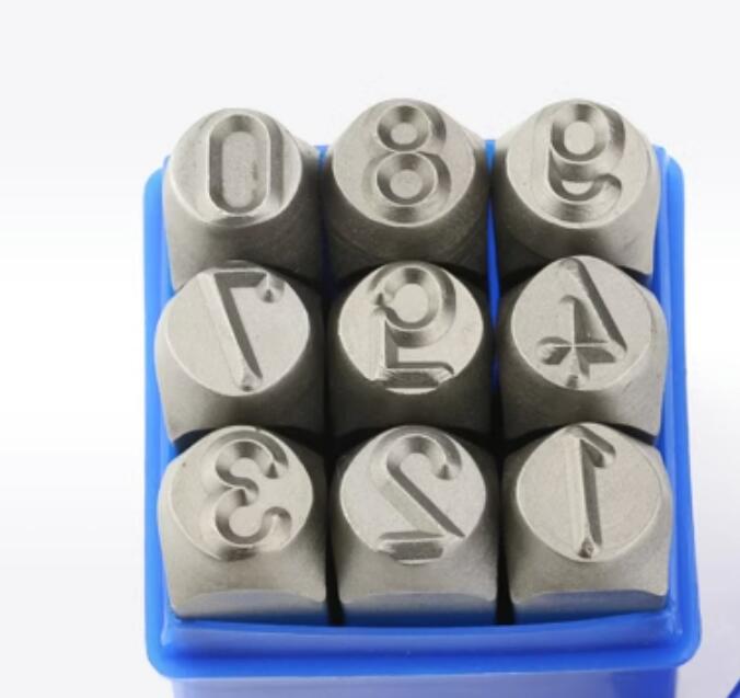 Steel Die Metal Stamping kit P - Leatherwork Embossing ulasan dan harga