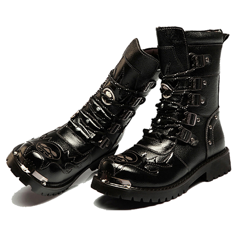 Men's Combat Boots New Winter  - Leather Work Youtube ulasan dan harga