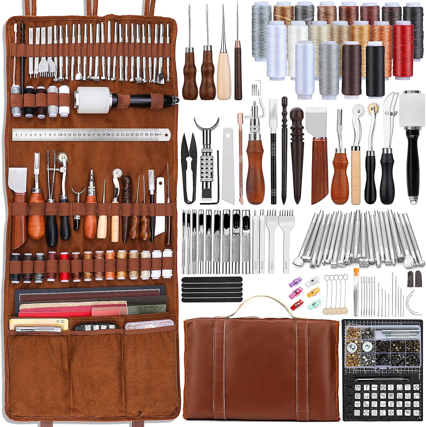 Leather Tooling Kit Leather Cr - Leather Work Leather ulasan dan harga