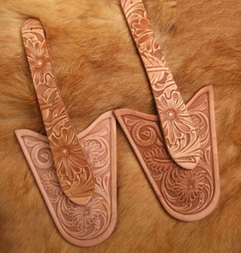 Tang dynasty flower Hand-work  - Unique Leather Work ulasan dan harga