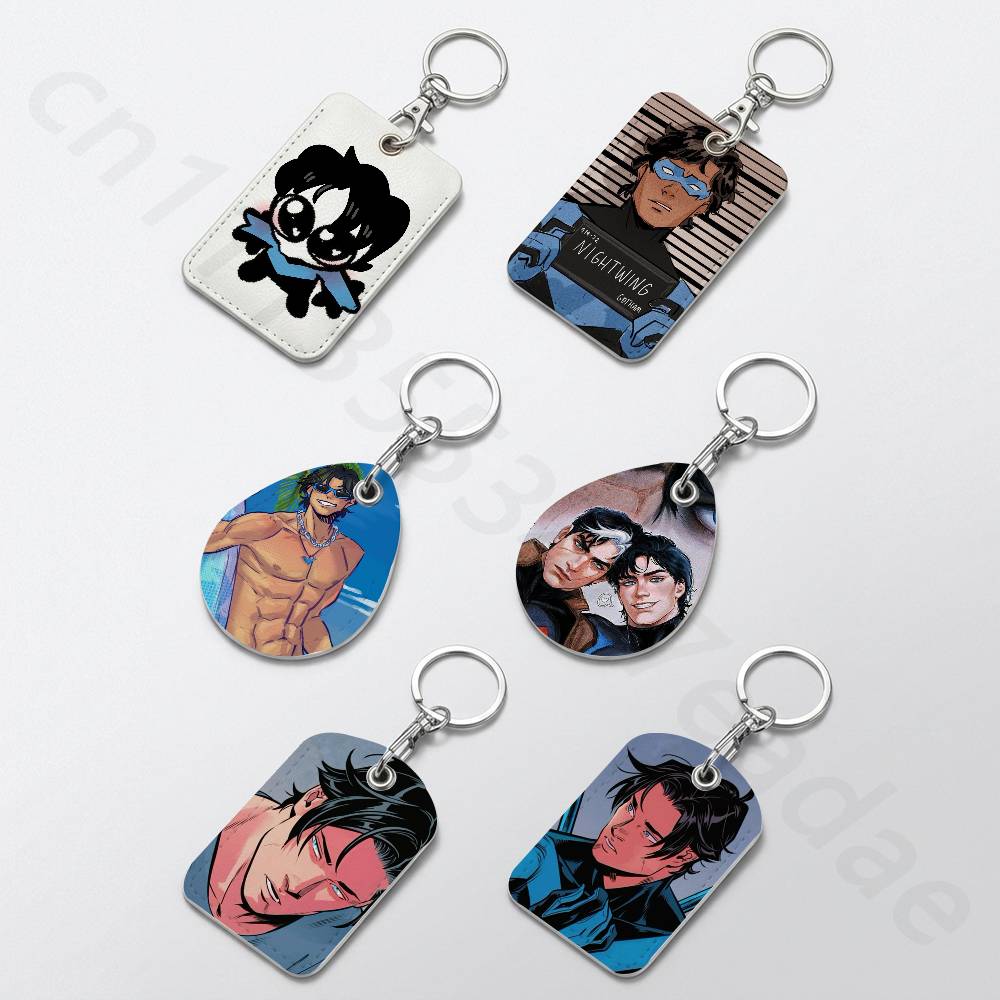 Cute D-Dick Grayson Holder Key - Leather Work Leather ulasan dan harga