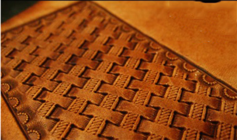 Woven pattern Hand-work unique - Unique Leather Work ulasan dan harga
