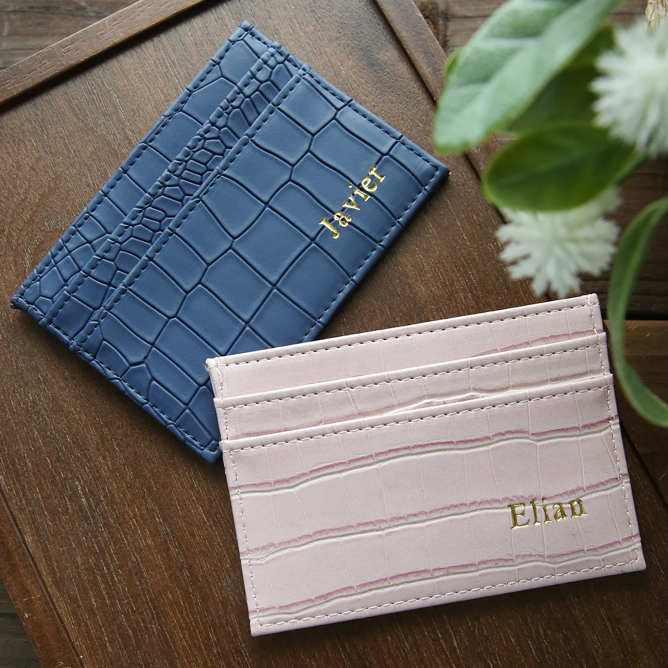 1PC Custom Name Faux Crocodile - Leatherwork Embossing ulasan dan harga
