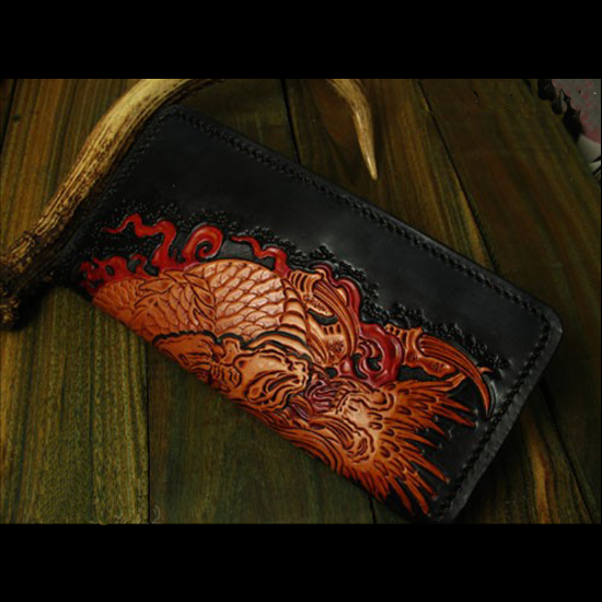 Dragon pattern Hand-work uniqu - Unique Leather Work ulasan dan harga