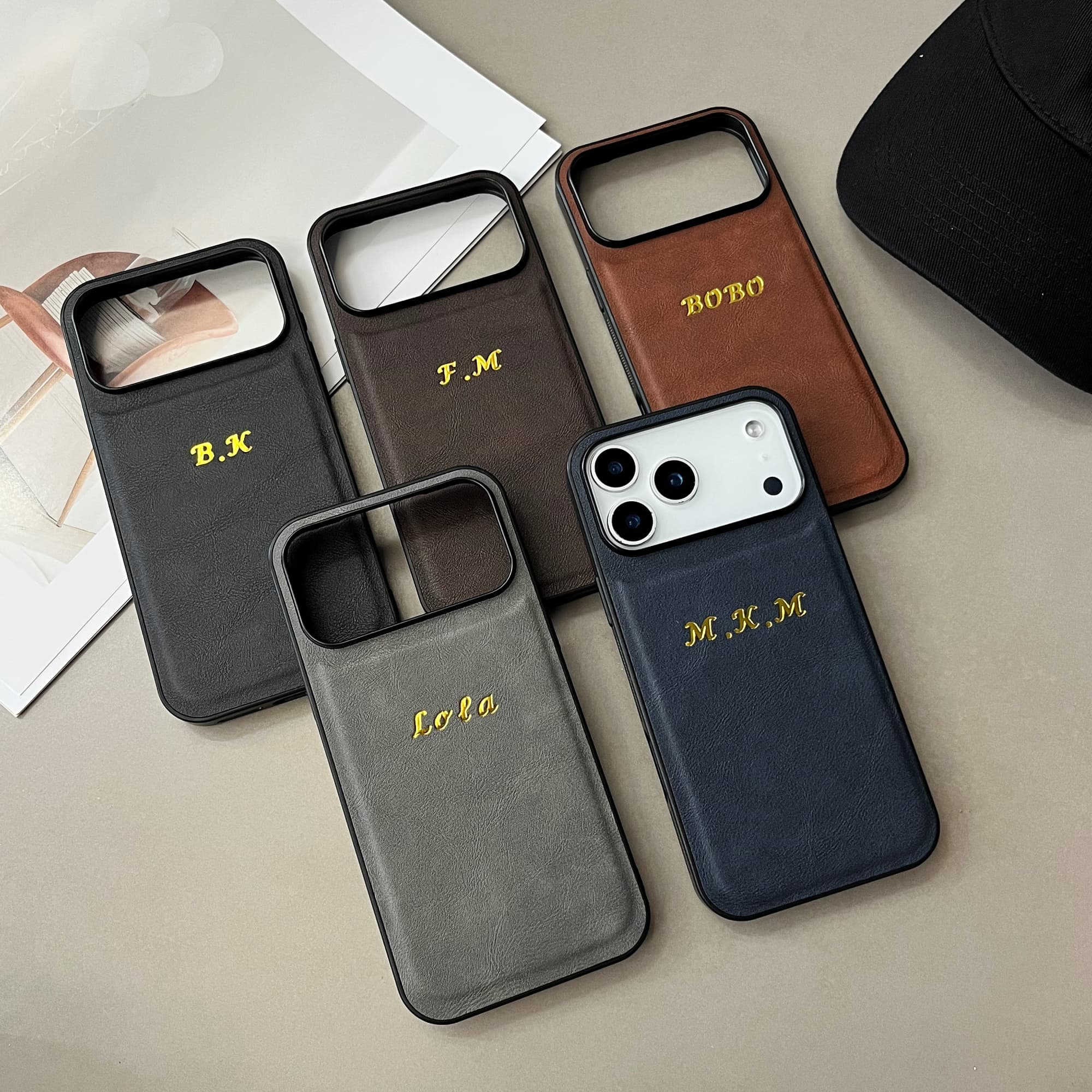 Luxury Custom Name Gold Hot Fo - Leatherwork Embossing ulasan dan harga