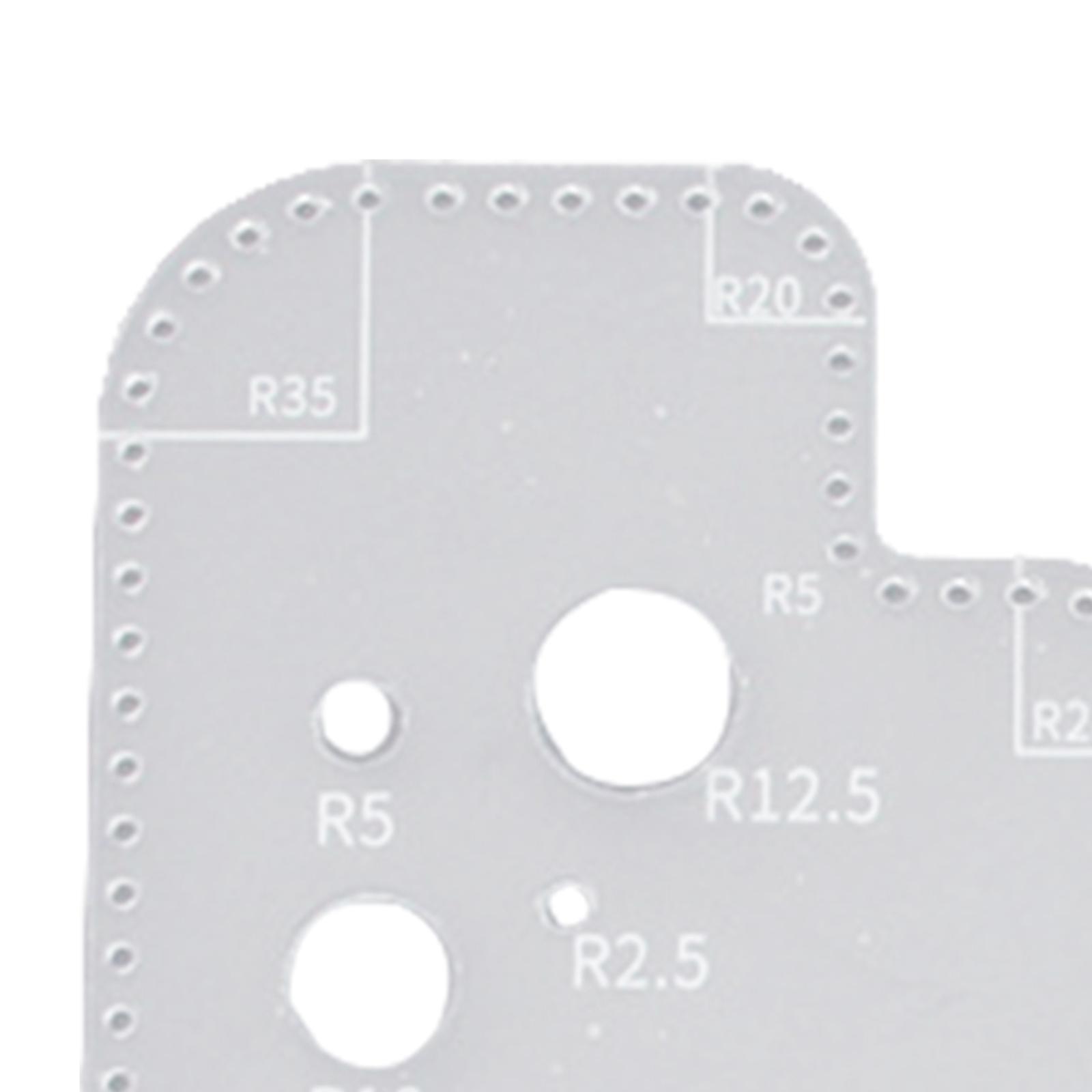 Circle Template Clear Acrylic  - Leatherwork Templates ulasan dan harga