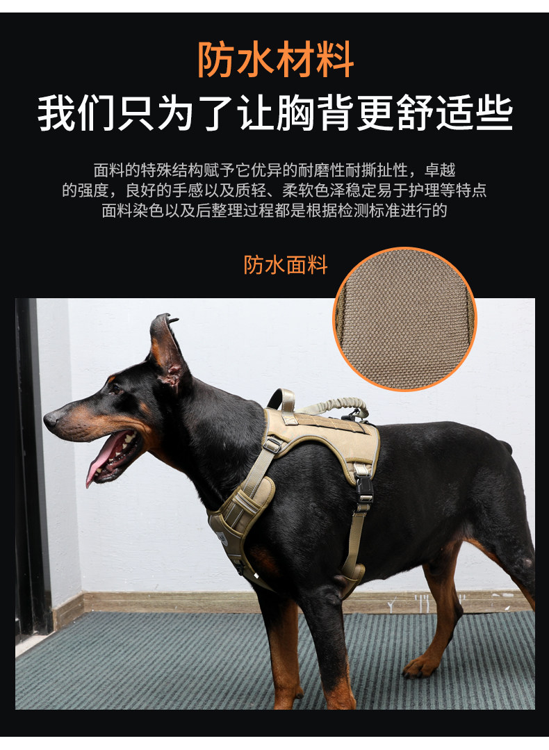 Tactical Dog Harness No Pull A - Leather Work Vest For Men ulasan dan harga